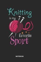 Knitting Sport Notebook