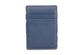 Garzini Magic Wallet Magistrale met Muntvak RFID Leder Nappa Blauw