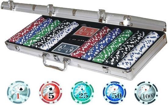 Afbeelding van het spel Poker koffer Alu 500 laser chips 11.5 gr