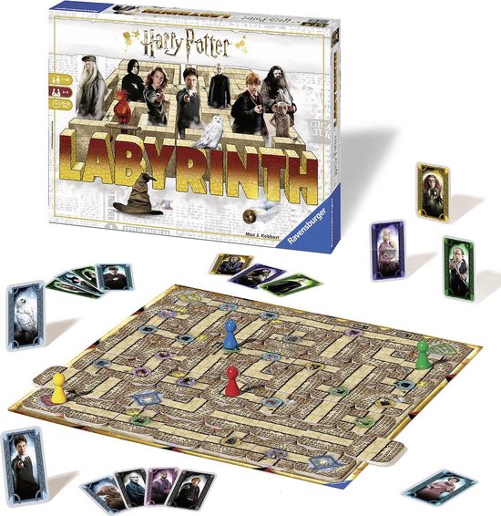Thumbnail van een extra afbeelding van het spel Ravensburger Harry Potter Labyrinth- Bordspel