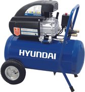 Hyundai compressor verstevigd 50L 8 bar / lucht compressor / bandenpomp / banden pomp / oppompen / pneunmatisch aandrijven / schoonblazen