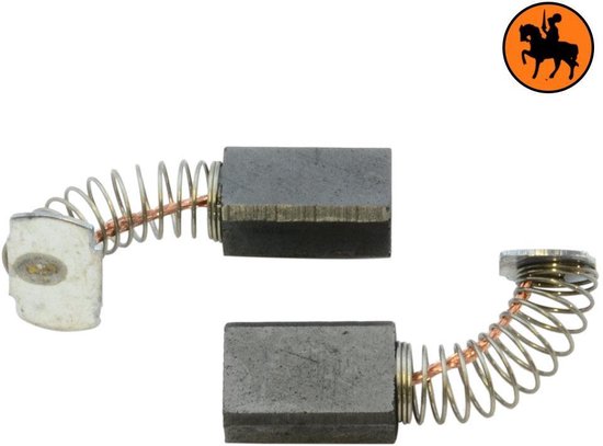 Buildalot Specialty koolborstels ca-07-72814 voor Makita boormachine 6319DWAE - 7x7,4x9,5mm - met veren, kabel en stekker - vervanging voor originele onderdelen 191971-3 & CB-430
