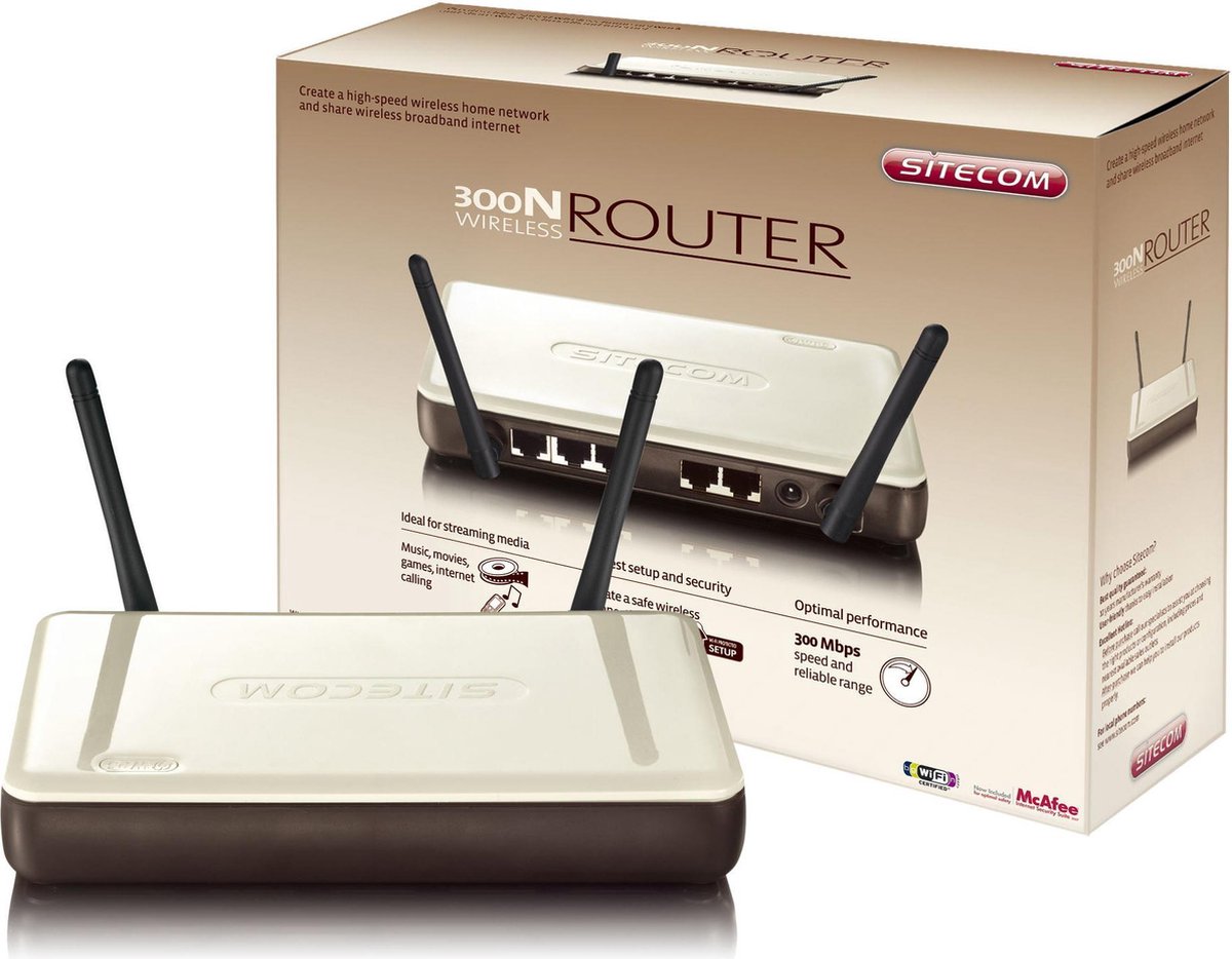 Sitecom Wireless Router 300N | bol.com