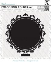6 x 6' Embossing Folder - Lace Circle
