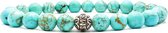 Beaddhism - Armband - Turquoise - Gosha - 8 mm - 21 cm