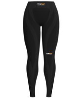 Knapman Ladies Zoned Compression Long Pants 25% Zwart | Compressiebroek lang (Legging) voor Dames | Maat M