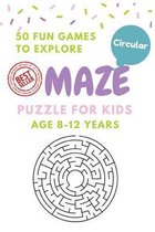 Maze Puzzle for Kids Age 8-12 years, 50 Fun Circular Maze to Explore