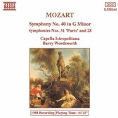 Mozart: Symphonies 28, 31 & 40