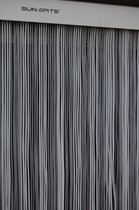 Sun-Arts deurgordijn palermo transparant wit 100 x 232 cm