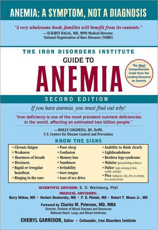Iron Disorders Institute Guide to Anemia - cover