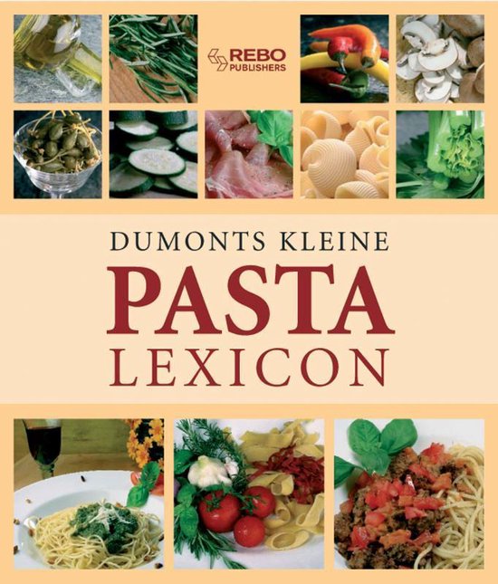 Cover van het boek 'Dumonts kleine lexicon van pasta' van B. Andrich en Tobias Pehle