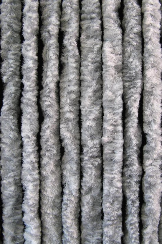 kattenstaart vliegengordijn grijs/wit gemeleerd 100 x 230 cm bol.com