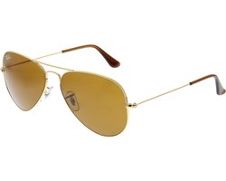 Ray-Ban RB3025 001/33 - Aviator (Classic) - zonnebril - Goud / Bruin Klassiek B-15 - 55mm