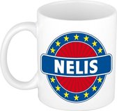 Nelis  naam koffie mok / beker 300 ml  - namen mokken