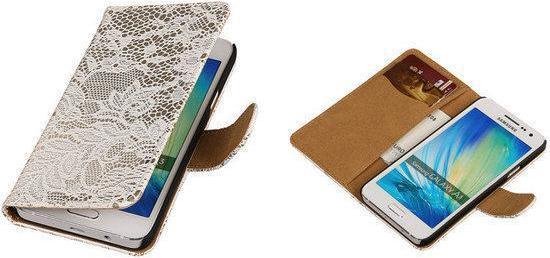 Lace Wit Samsung Galaxy A3 Hoesjes Book/Wallet Case/Cover