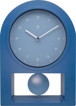 Table pivotante nX - Horloge de table - Plastique - Hémisphère - 30x20 cm - Pétrole