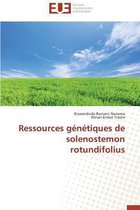 Ressources G�n�tiques de Solenostemon Rotundifolius
