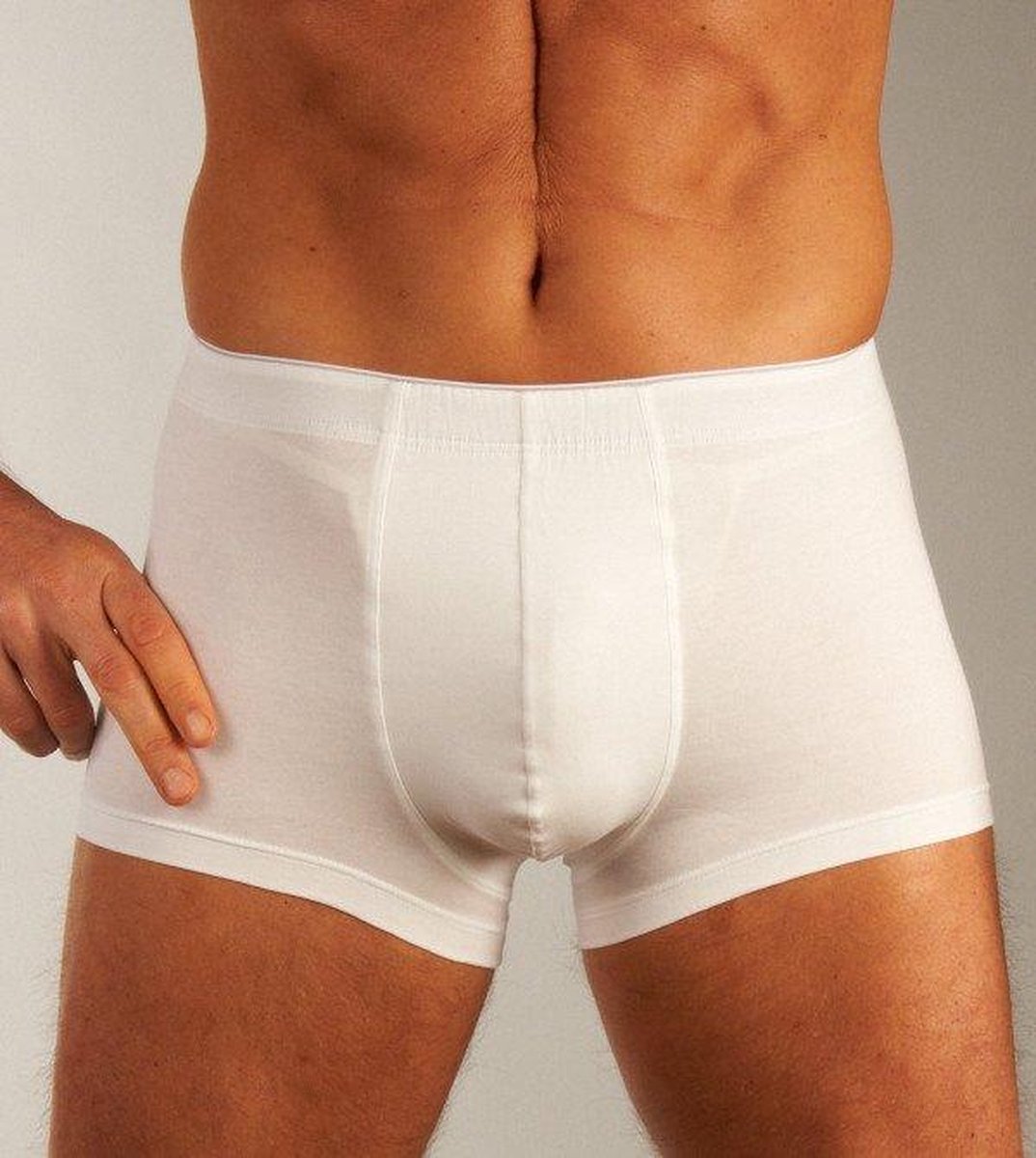 Hanro Cotton Superior Korte short - Blanc - 073086-0101 - S
