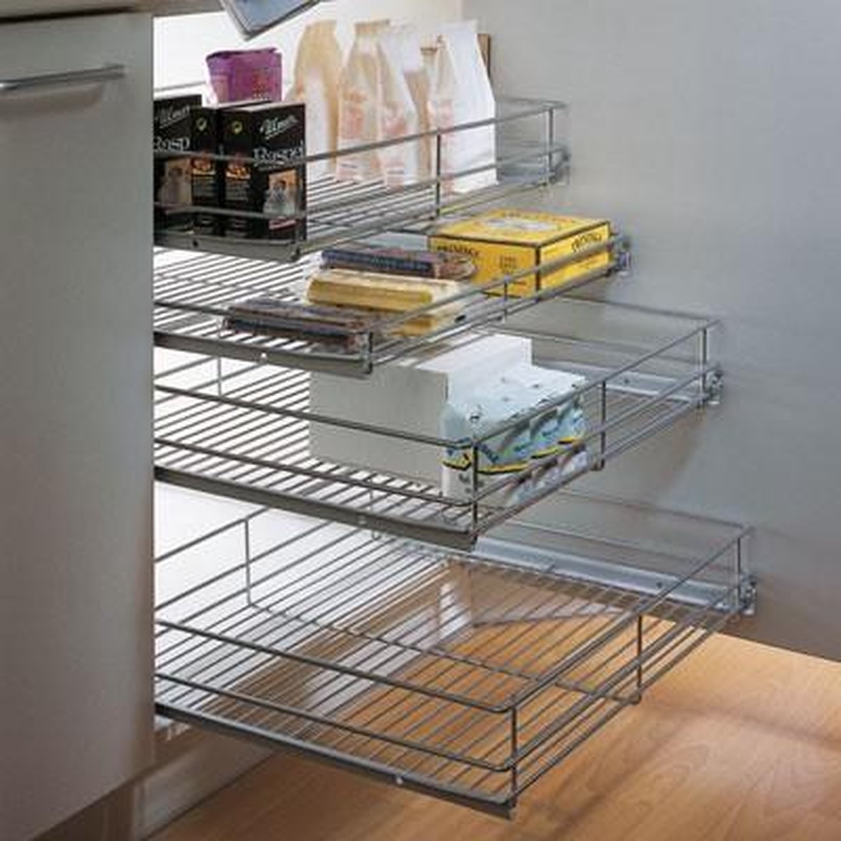 7459 uittrekkorf z.gr.v.kast60 Doeco Inbouwaccessoires