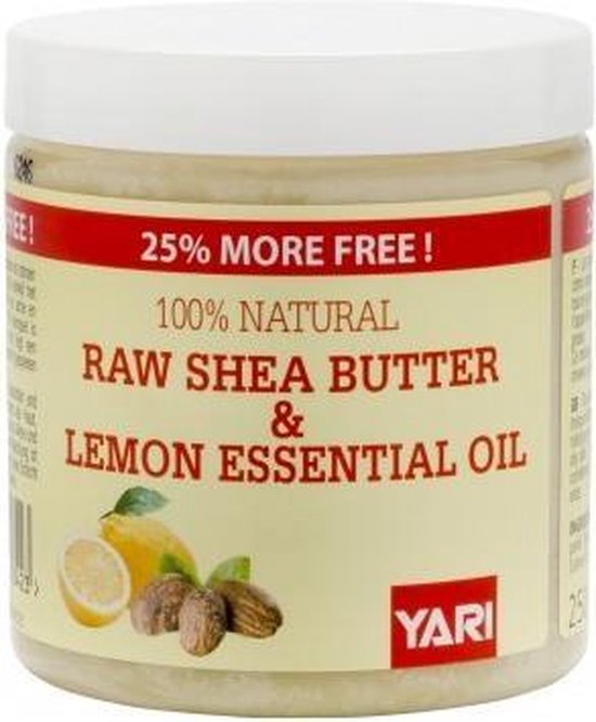 Yari 100% Pure beurre de karité Raw et huile de citron 250 ml