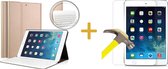 iPad Air 2 Hoes met Toetsenbord - 9.7 inch - iPad Air 2 Hoes Book Case Cover Hoesje met Toetsenbord en Screenprotector Goud