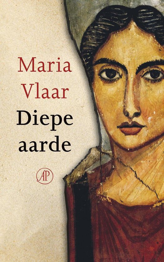Boekcover met portret van Maria, met de tekst 'Maria Vlaar Diepe aarde'.