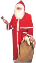 Kerstmantel met kraag - Kerstman pak - Kerst kostuum - One size fits all