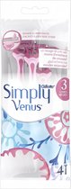 Gillette Simply Venus3 - 4 stuks - Wegwerpscheermesjes