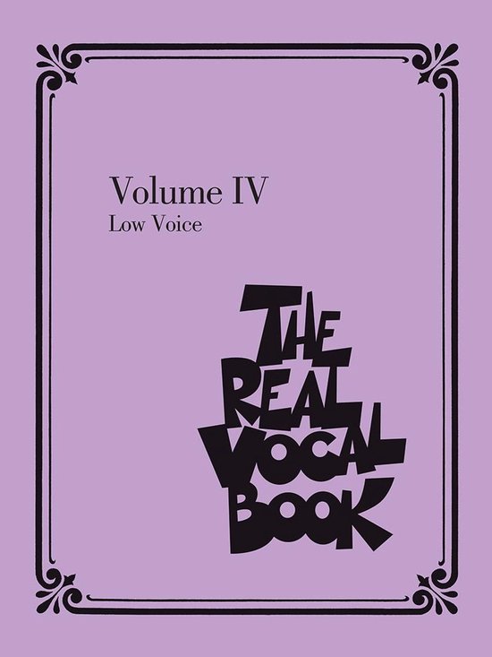 The Real Vocal Book - Volume IV - cover