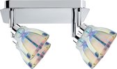 Spotlights Dichroic plafondlamp 4x40W GZ10 chroom/Dichroic 230V metaal/glas 60125