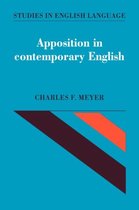 Studies in English Language- Apposition in Contemporary English