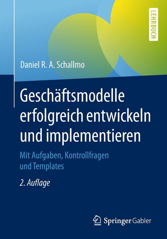 Geschäftsmodelle erfolgreich entwickeln und implementieren - cover