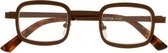 Icon Eyewear DCF338 The Doc Leesbril +1.00 - Mat Brons metaal