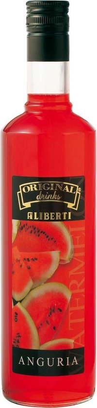 Aliberti Siroop Angurai - Watermeloen - Cocktail Siroop - 700ml