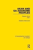 Ethnographic Survey of Africa- Akan and Ga-Adangme Peoples