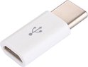 USB-C Adapter - Micro USB naar USB-C - Micro USB naar USB C Type-C Adapter - wit