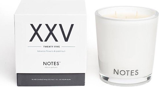 Notes Candle Large XXV - Twenty Five