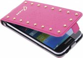 Guess Galaxy S5 Studded Collection Flip Case Pink