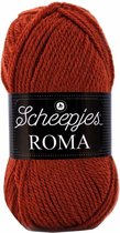 Scheepjes Roma 1402 rood bruin PAK MET 10 BOLLEN a 50 GRAM. KL.NUM. 306683.