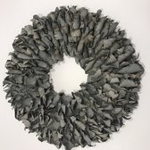 Krans | Palmflower | Grey Wash | 40 cm
