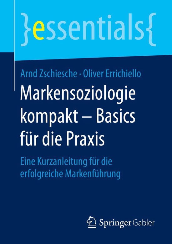 Business and Economics (German Language) - Markensoziologie  ... - cover