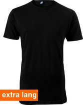 Alan Red T-shirt Derby - extra lang - O-hals - zwart