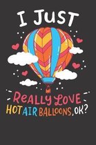 Hot Air Balloon Notebook