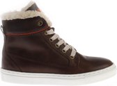 Donkerbruine HIP H2538 Sneakers Warm Gevoerd - Maat 26