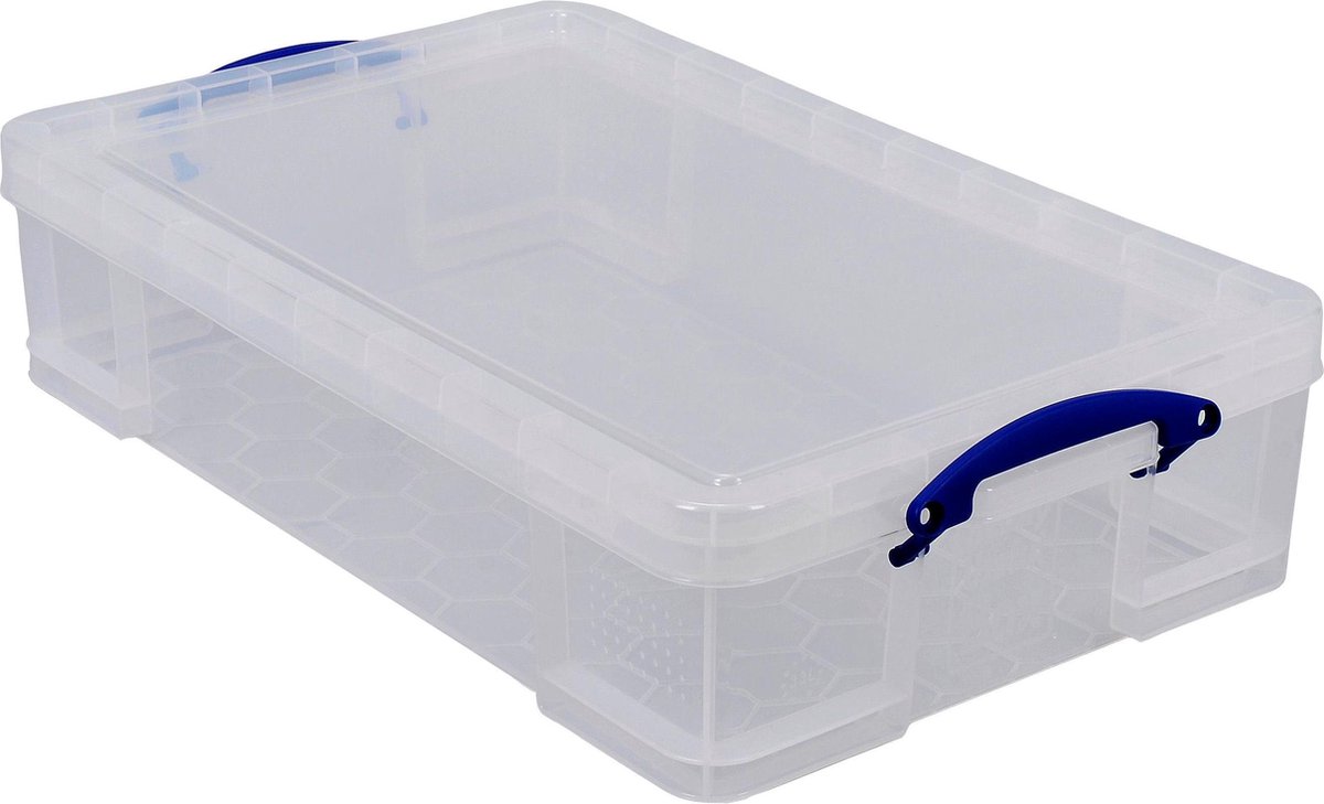 Opbergbox Really Useful 33 liter 710x440x165mm transparant wit