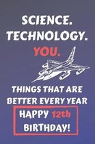 Science. Technology. You. Things That Are Better Every Year Happy 12th Birthday