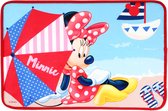 Minnie Mouse deurmat - rood - Minnie Mouse kleed - 60 x 40 cm.