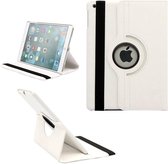 Apple iPad 9.7(2017) Witte Beschermhoes Cover 360° Draaibare Case