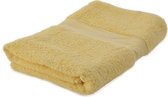 Arowell Badhanddoek Badlaken 140 x 70 cm - 500 Gram - Crème geel - 1 stuks