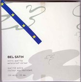 Stars Belt Satin Lint - Blauw met gele ster -  10mm x 100M